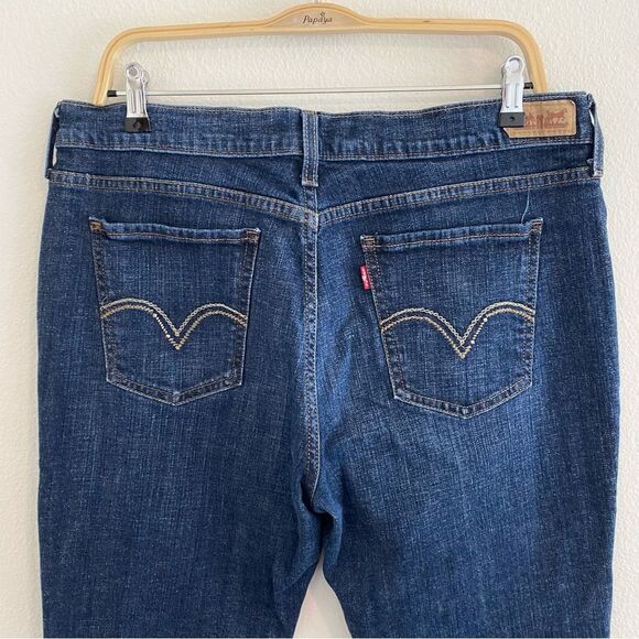 Levi’s 515 Bootcut Jeans Dark Wash Denim Size 14S - Picture 6 of 13